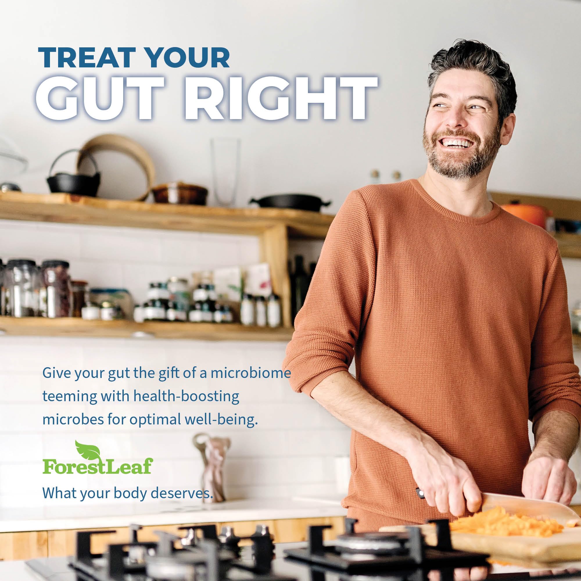 ForestLeaf Probiotics & Prebiotics 100 Billion CFU lifestyle scene
