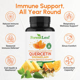 ForestLeaf Quercetin 500mg Supplement side view
