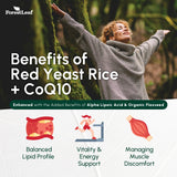 ForestLeaf Red Yeast Rice capsules with ingredients displayed