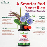 ForestLeaf Red Yeast Rice supplement bottle side view