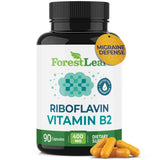 ForestLeaf Vitamin B2 Riboflavin 400mg capsules front view