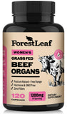 ForestLeaf Women's Beef Organ Complex 1200mg capsules front view