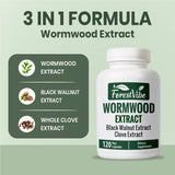 ForestVibe 3-in-1 Herbal Complex bottle side view