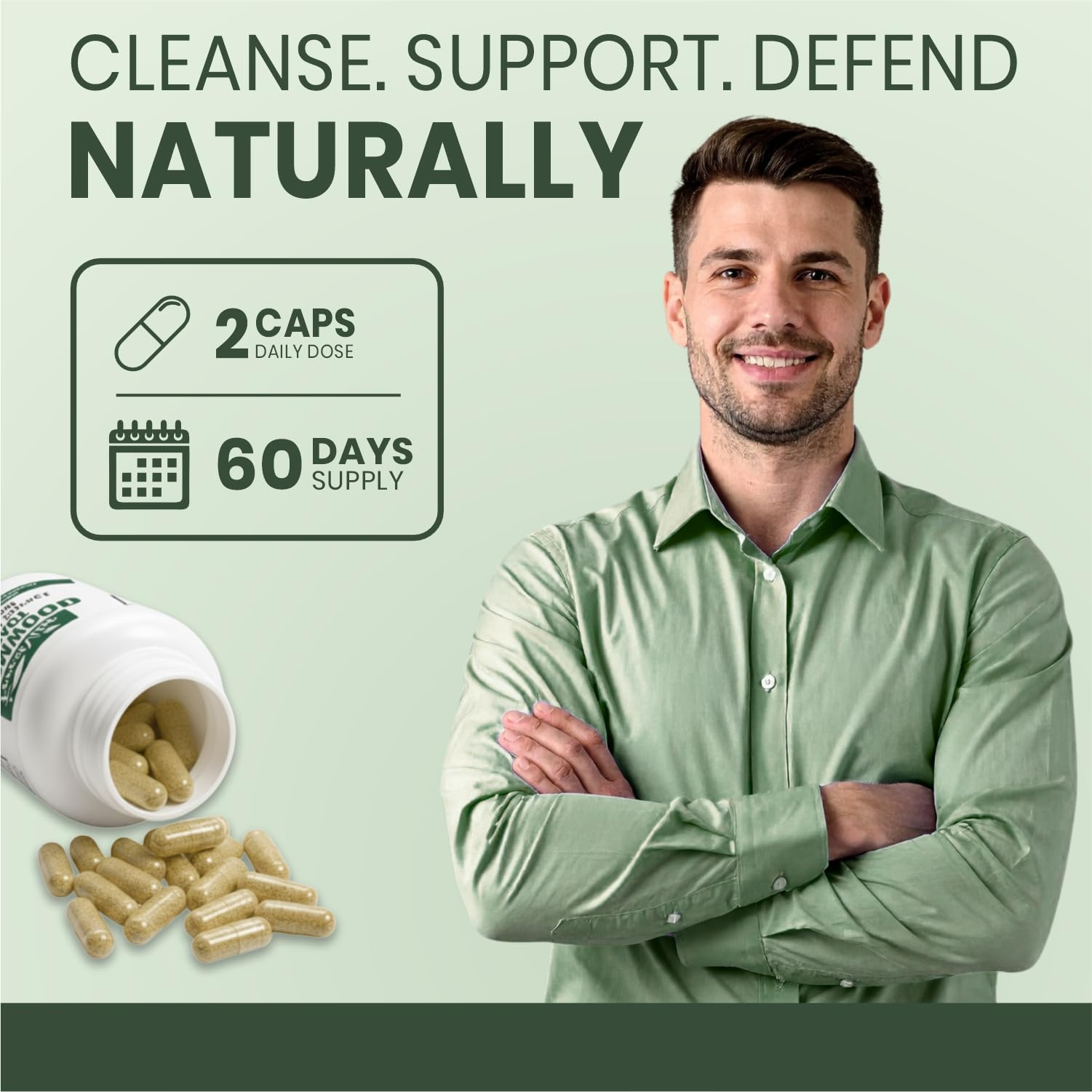 ForestVibe 3-in-1 Herbal Complex packaging details