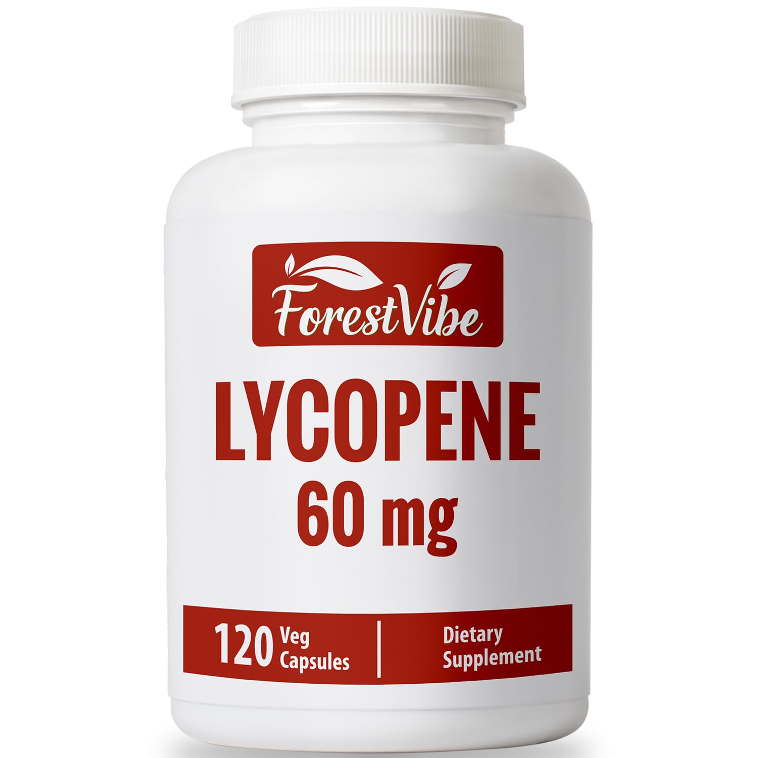 ForestVibe Lycopene Supplement 60mg front view with packaging