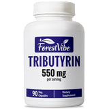 ForestVibe Tributyrin Supplement 550mg front view of bottle