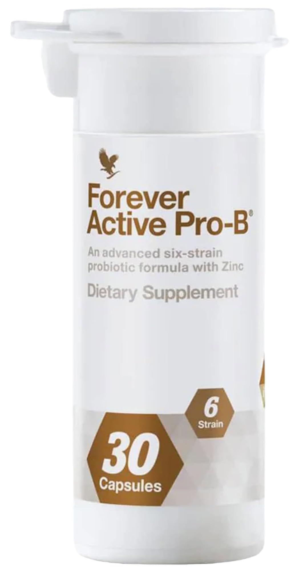 Forever Active Pro-B Probiotic Capsules front view