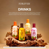Forever Living Aloe Berry Nectar 570g bottle on a kitchen counter
