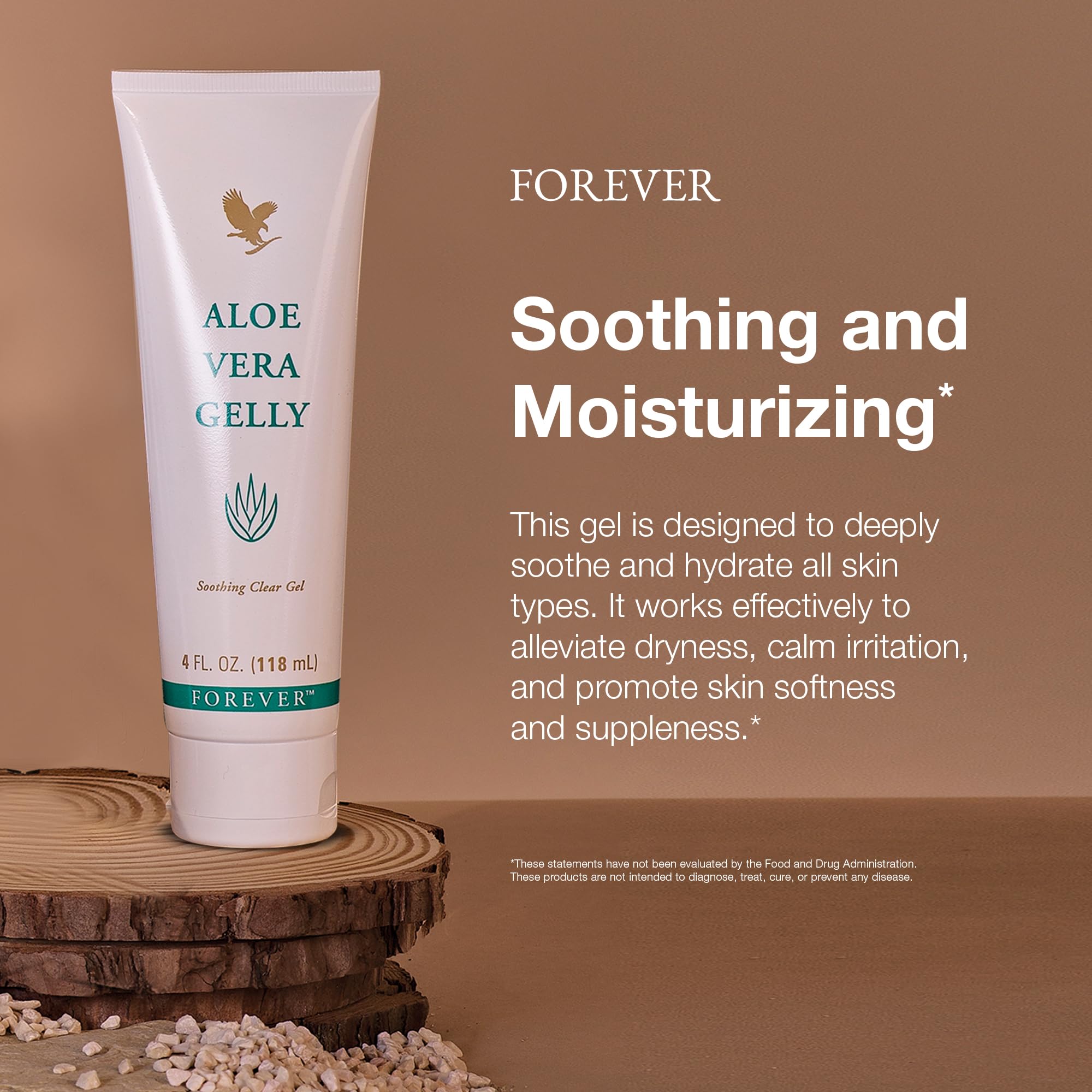 Forever Living Aloe Vera Gel 281g application on skin