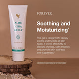 Forever Living Aloe Vera Gel 281g application on skin