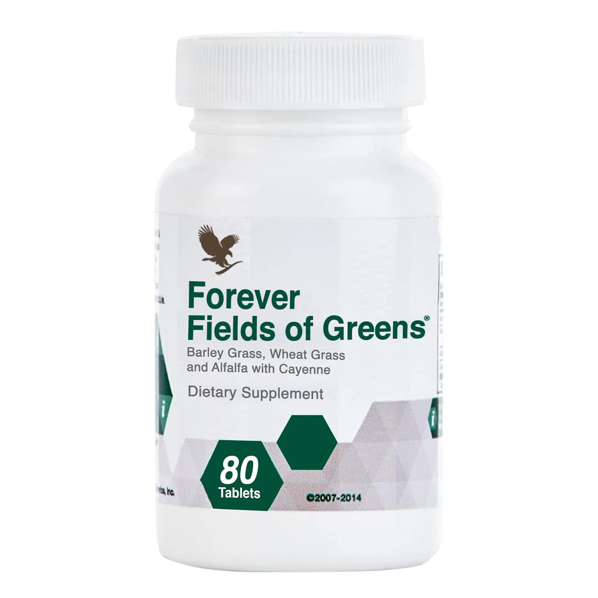 Forever Living Fields of Greens Alfalfa Supplement front view