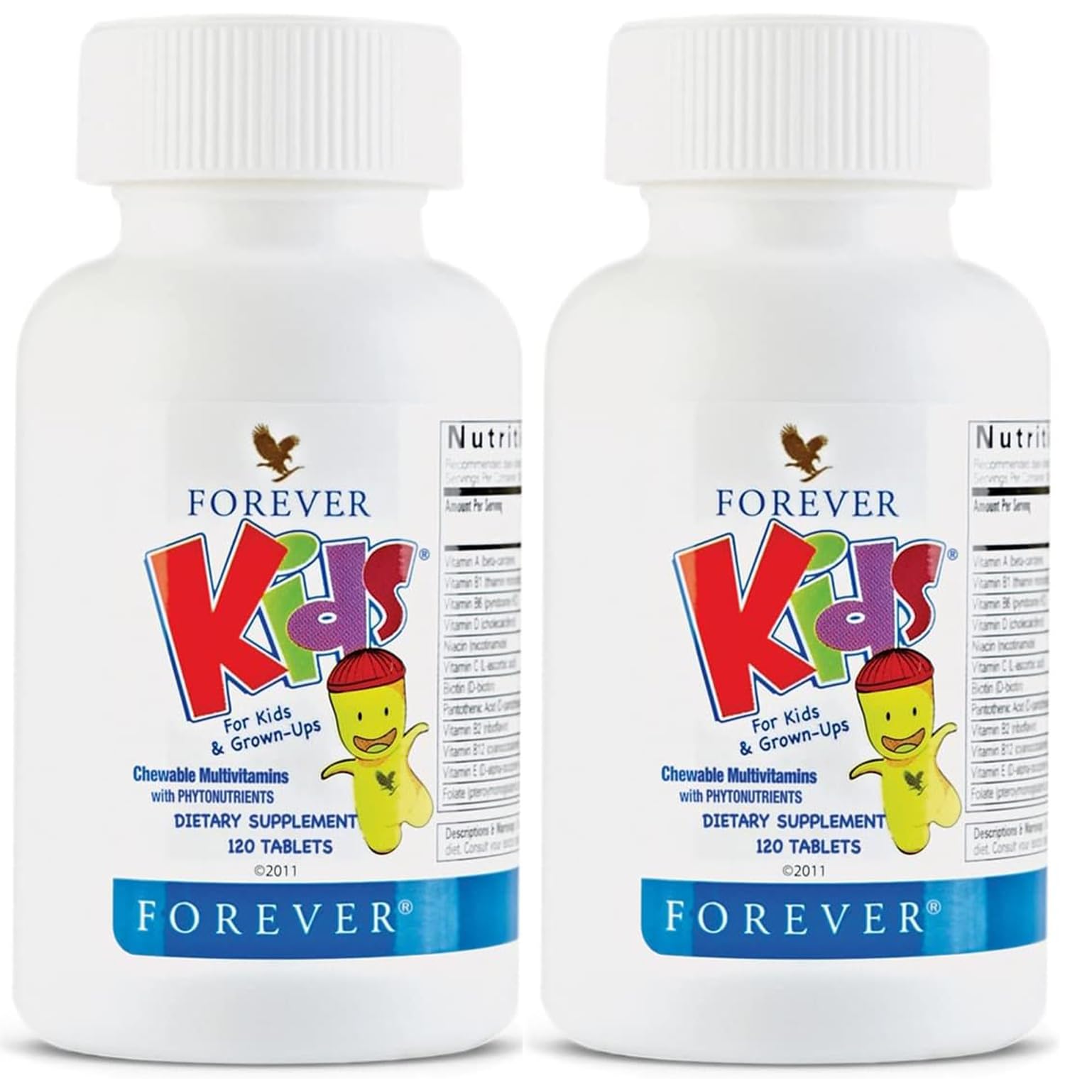 Forever Living Grape Chewable Multivitamins front view packaging