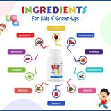 Forever Living Grape Chewable Multivitamins nutritional information