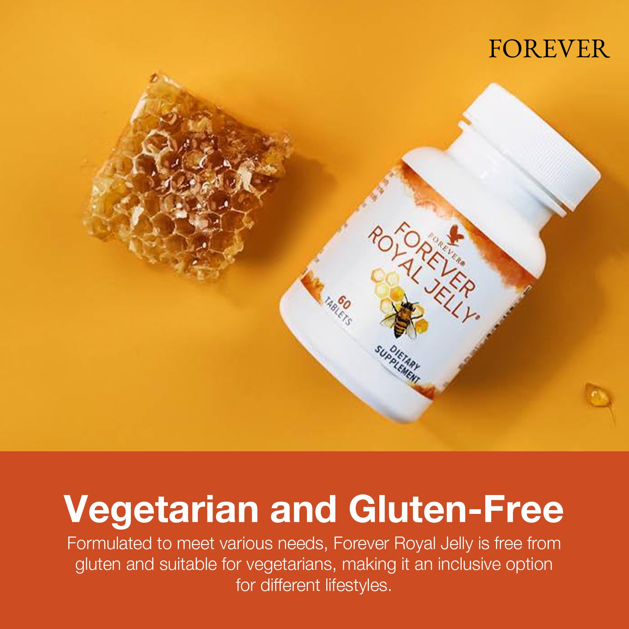Forever Living Royal Jelly 60 Tablets ingredients list