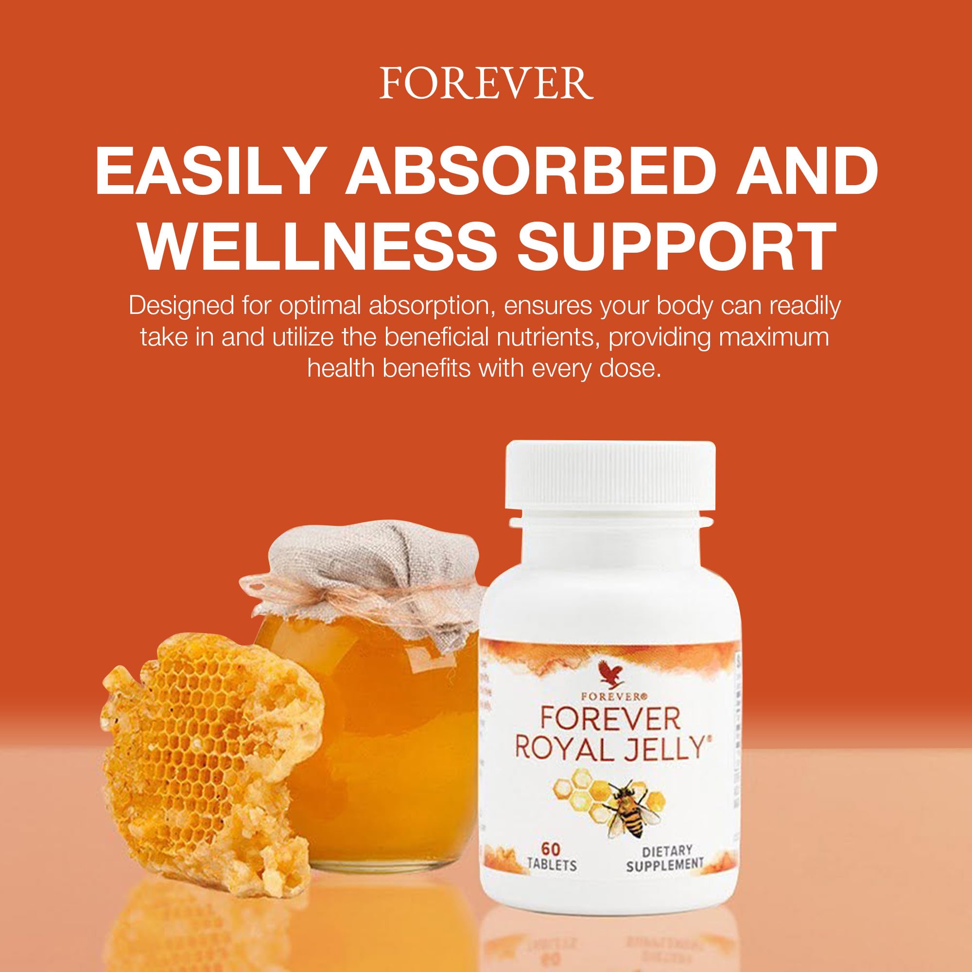 Forever Living Royal Jelly 60 Tablets lifestyle scene