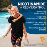 Formulas Resveratrol & Nicotinamide Capsules close-up of capsules