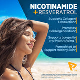 Formulas Resveratrol & Nicotinamide Capsules on a table