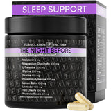 Formulation Factory Night Before Sleep Supplement bottle front view