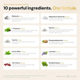 Formulation Factory Night Before Sleep Supplement bottle side view