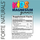 FORTE NATURALS Kids Magnesium Gummies on a kitchen counter