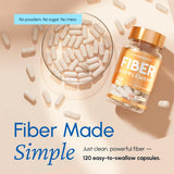 Fortematic Psyllium Husk Capsules ingredients list on packaging