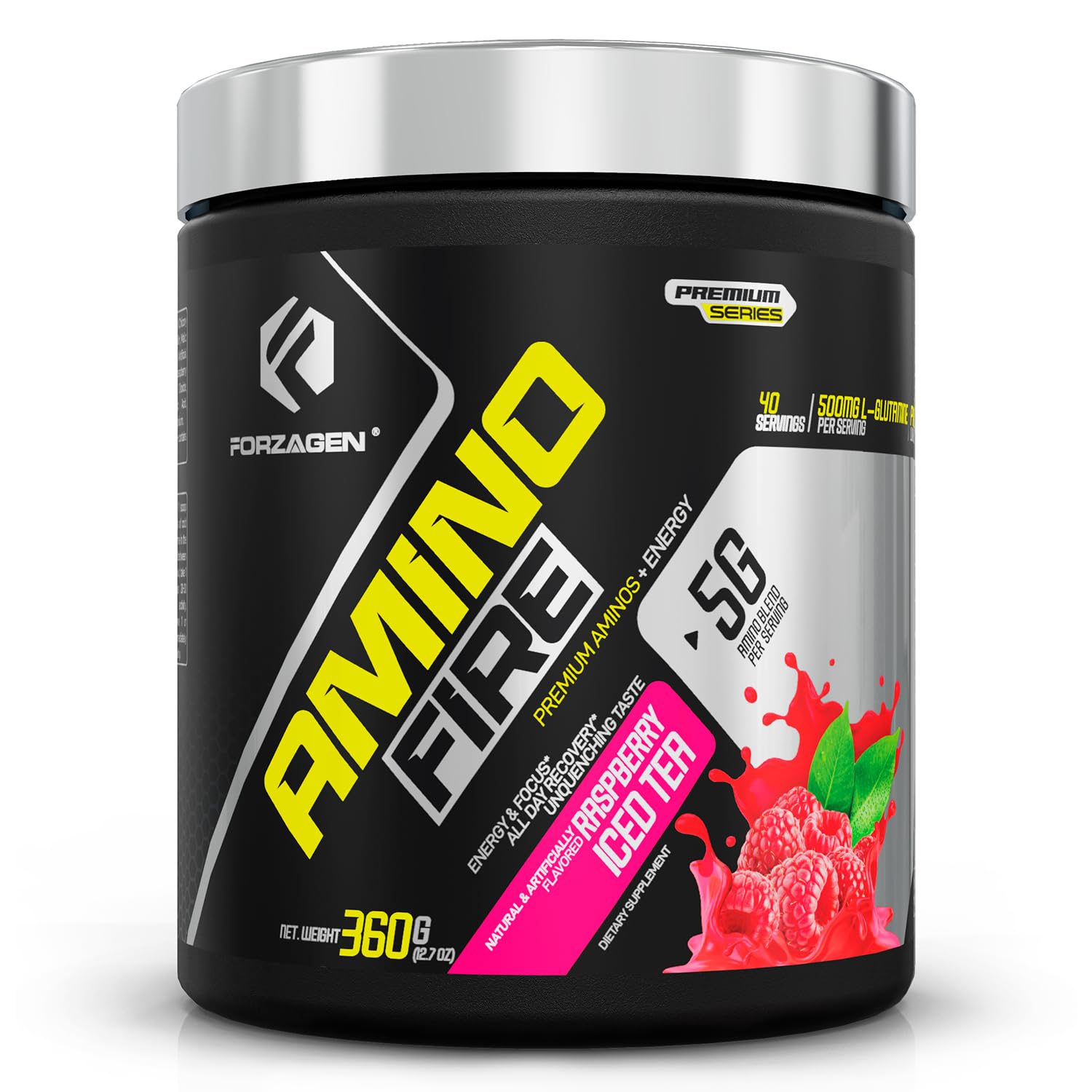 Forzagen Amino Fire BCAA Powder 360g front view