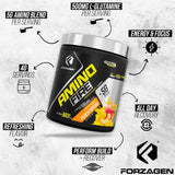 Forzagen Amino Fire BCAA Supplement 360g Peach Mango packaging