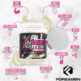 Forzagen Collagen Protein Powder for Women 907g Creamy Vanilla mixed drink