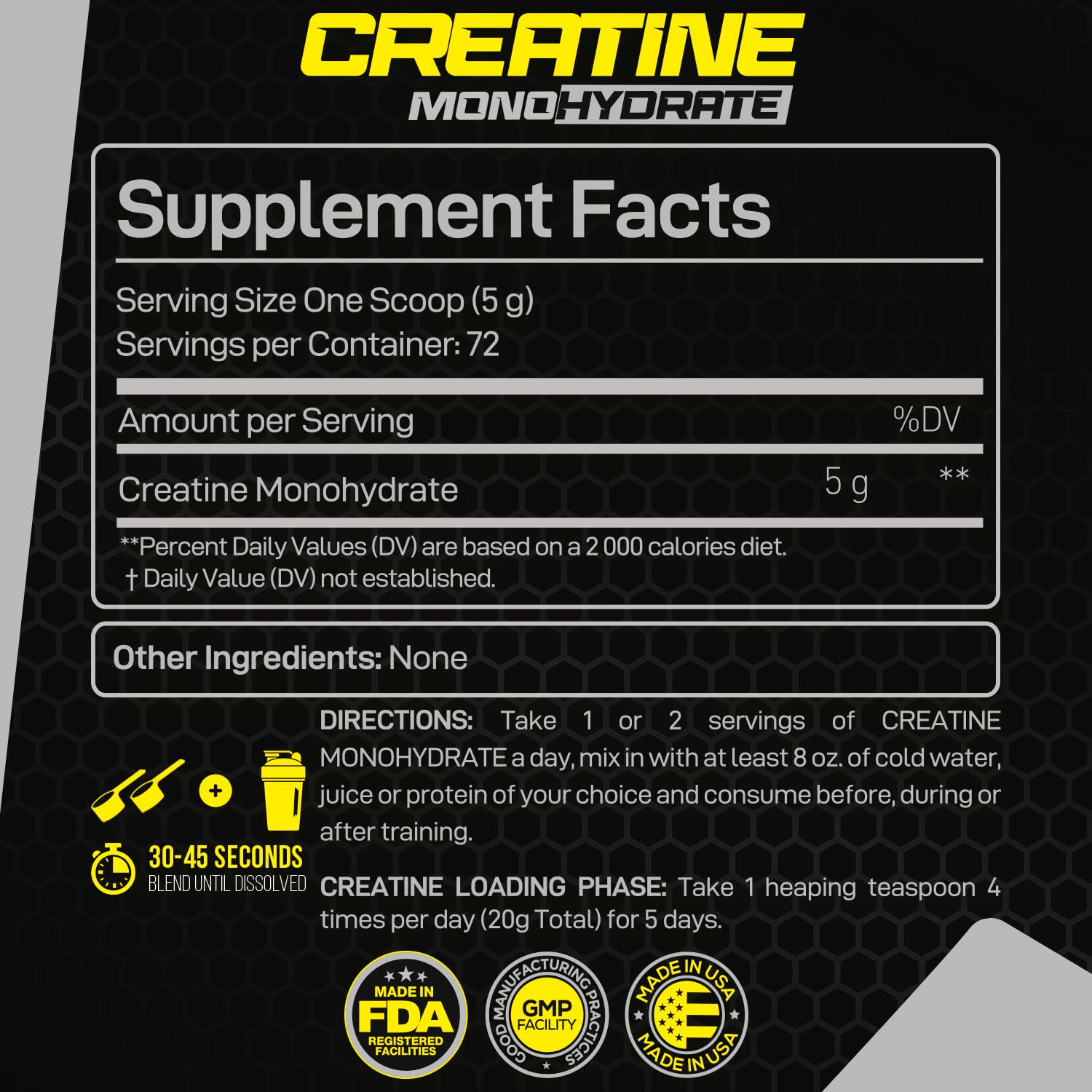 Forzagen Creatine Monohydrate Powder 360g packaging