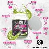 Forzagen Whey Protein and Collagen Powder 907g serving scoop