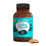 Four Sigmatic Calm Capsules front view with packaging