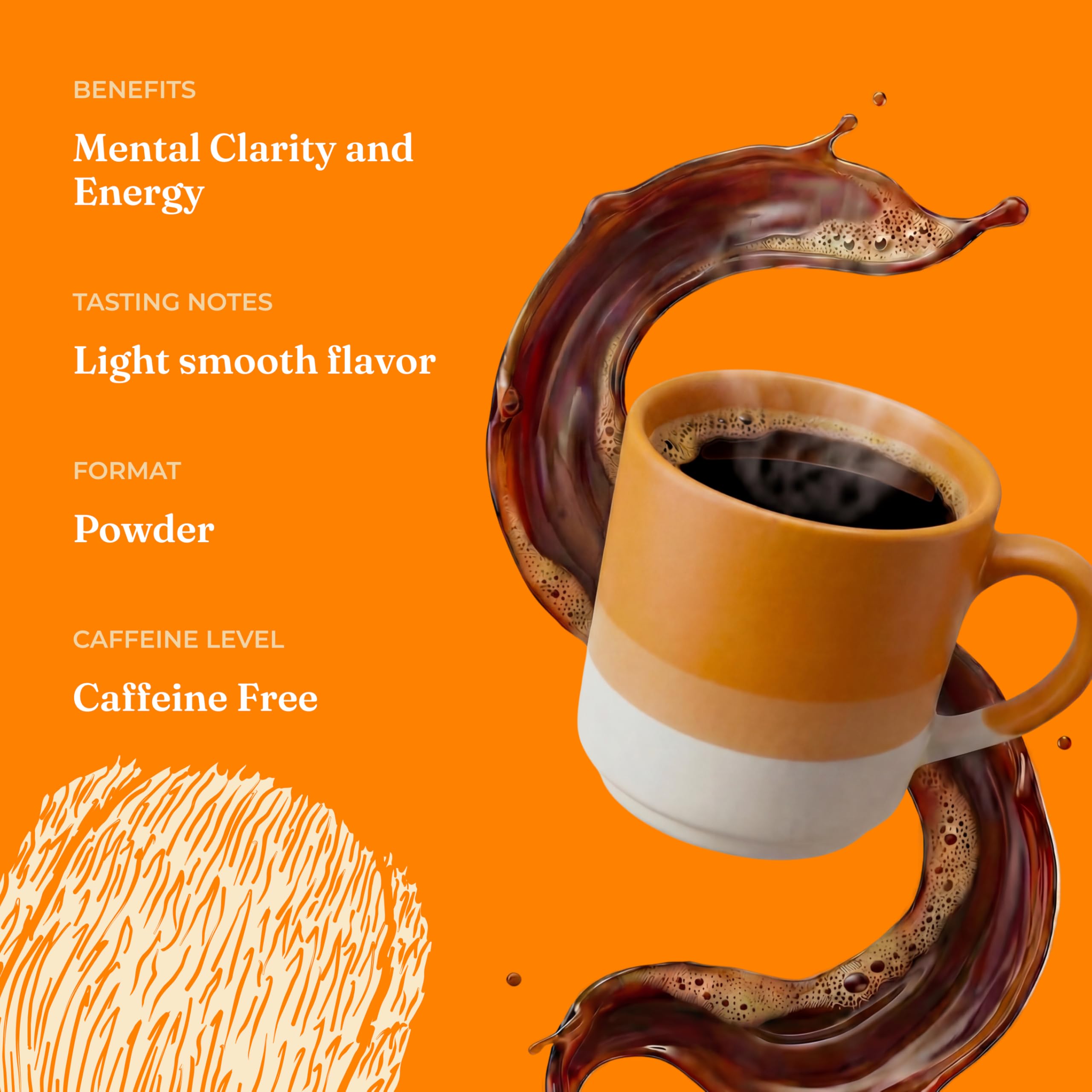Four Sigmatic Focus Blend Mushroom Powder scoop with powder