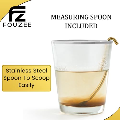 FOUZEE Pure Himalayan Shilajit on a wooden table