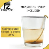 FOUZEE Pure Himalayan Shilajit on a wooden table