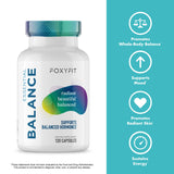 FoxyFit Essential Balance supplement in a lifestyle setting