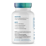 FoxyFit Essential Balance supplement side view showing capsule