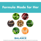 FoxyFit Essential Balance supplement with measuring spoon