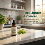 FQMUEV Nuflos Lymphatic Drainage Drops ingredients close-up