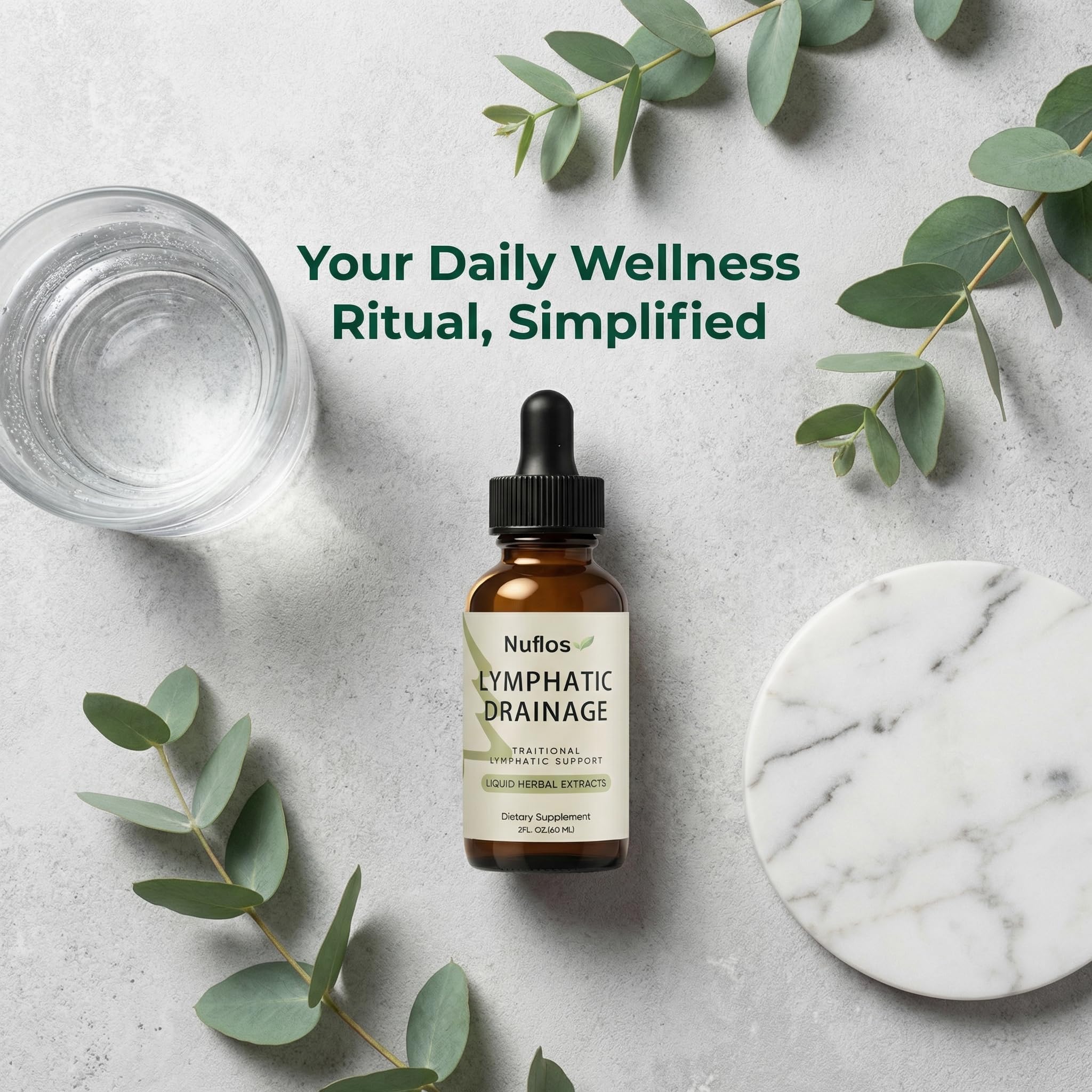 FQMUEV Nuflos Lymphatic Drainage Drops ingredients list