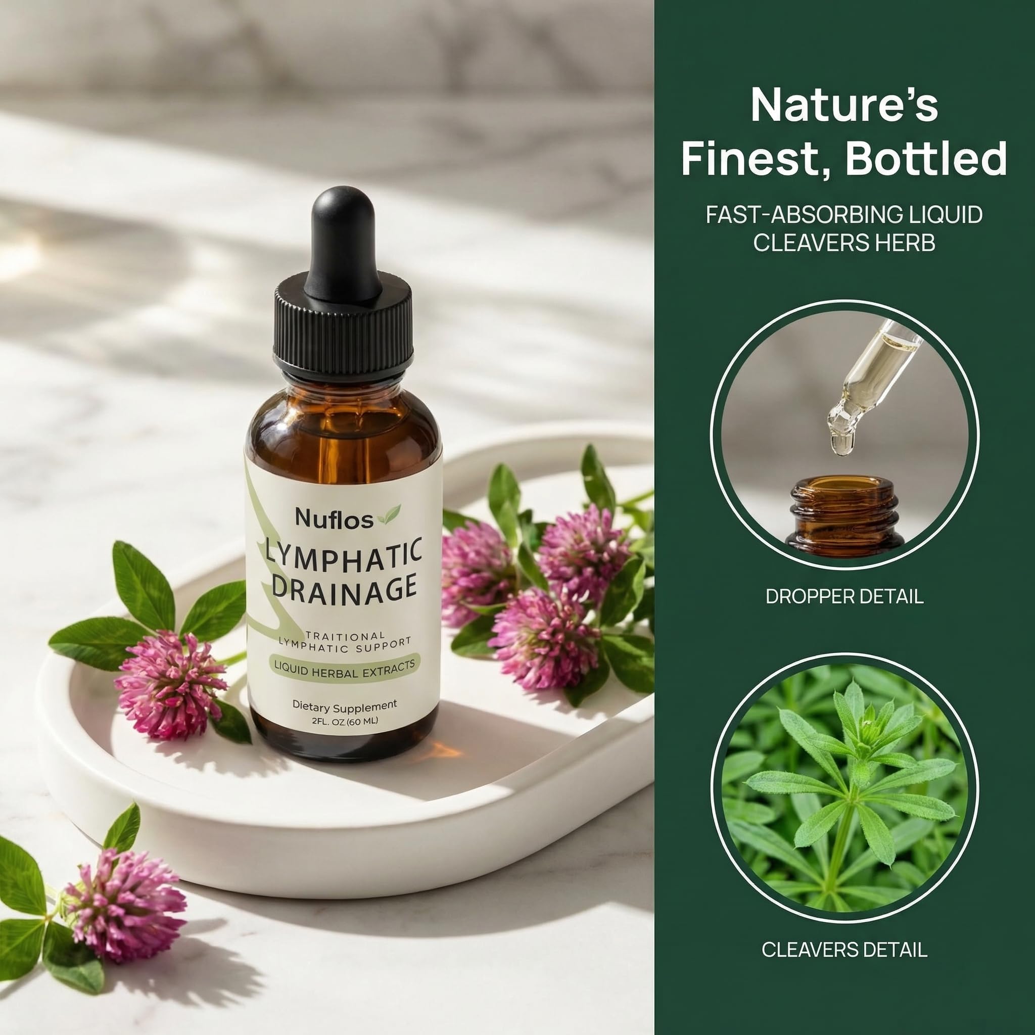 FQMUEV Nuflos Lymphatic Drainage Drops lifestyle scene