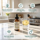 FQMUEV Nuflos Lymphatic Drainage Drops with measuring dropper