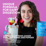 FR!SKA Dairylytic Multi-Enzyme Capsules open bottle with capsules