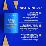 FR!SKA Dairylytic Multi-Enzyme Capsules side view showing label