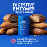FR!SKA Men's Daily daily Enzymes with a glass of water
