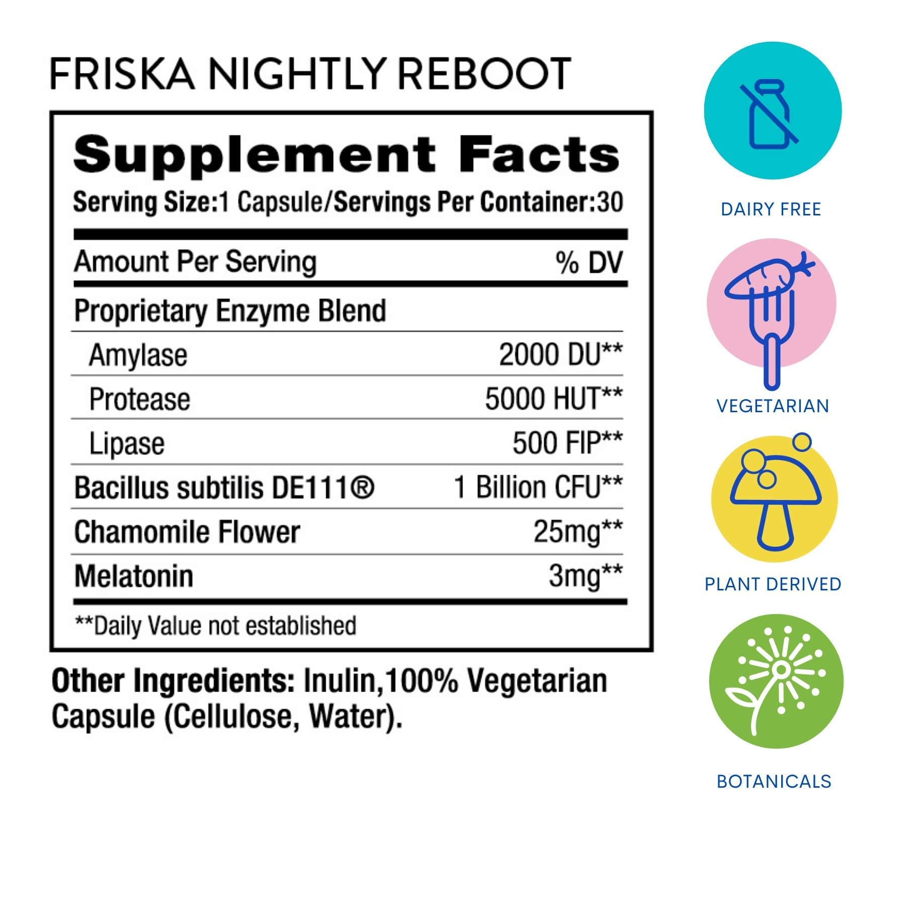 FR!SKA Nightly Reboot Sleep Supplement in a wellness setting