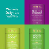 FR!SKA Women’s Daily Multi-Enzymes 440g capsules in a hand