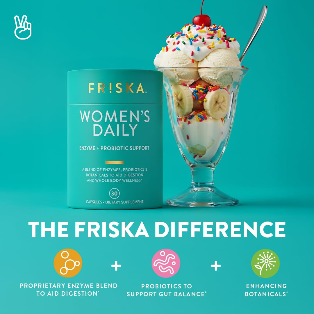 FR!SKA Women’s Daily Multi-Enzymes capsule close-up