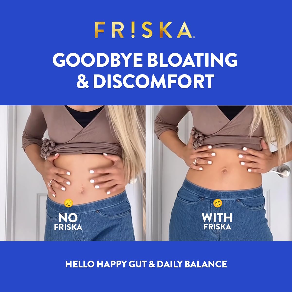 FR!SKA Women’s Daily Multi-Enzymes on a kitchen counter