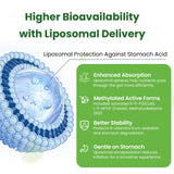 Franguly Liposomal B Complex Plus Choline Inositol softgels side view
