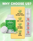 Fravonique Moringa Capsules 800mg close-up of capsules